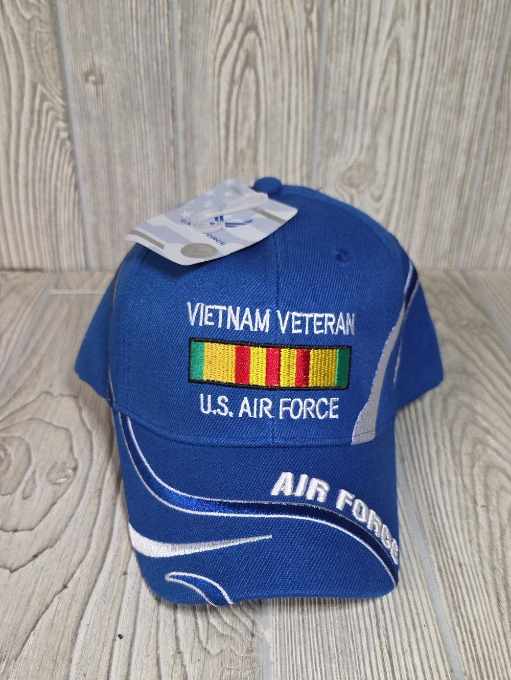 US Air Force Vietnam Veteran Blue Baseball Hat NWT